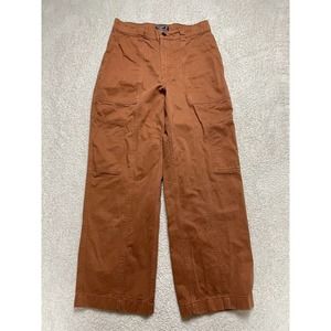 ABERCROMBIE ORANGE WOMENS CARGO PANTS size 10 / 30” - fit more like an 8 / 29”
